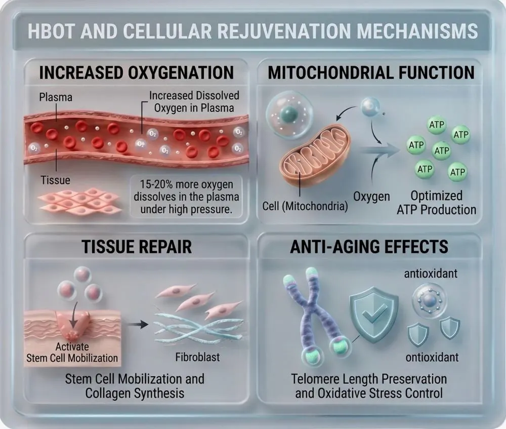 HBOT and Cellular Rejuvenation Mechanisms